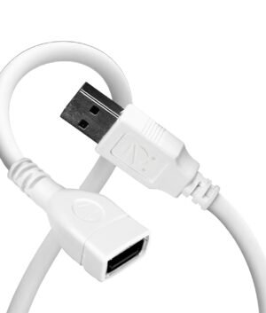 USB Extension Cable 1.5 Meter, USB Type-A, 480Mbps Data Transfer (White)