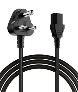 Desktop Power Cable (3-Pin, 350W, 1.2 Meter, Black)